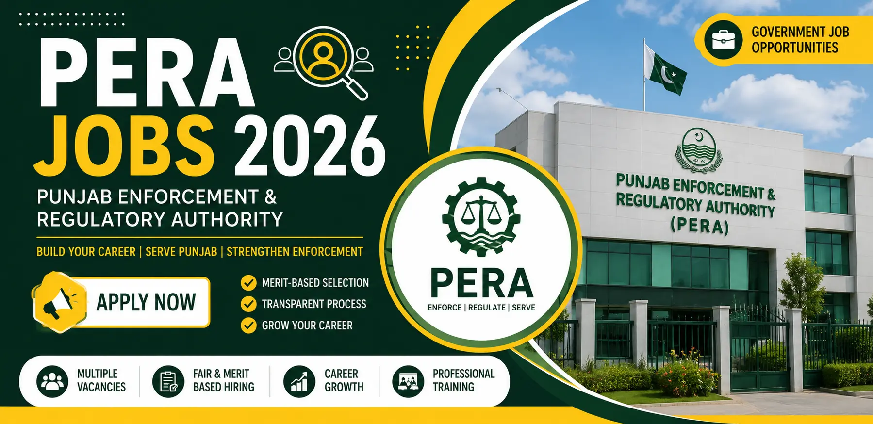 PERA Jobs 2026 Punjab Enforcement & Regulatory Authority Careers