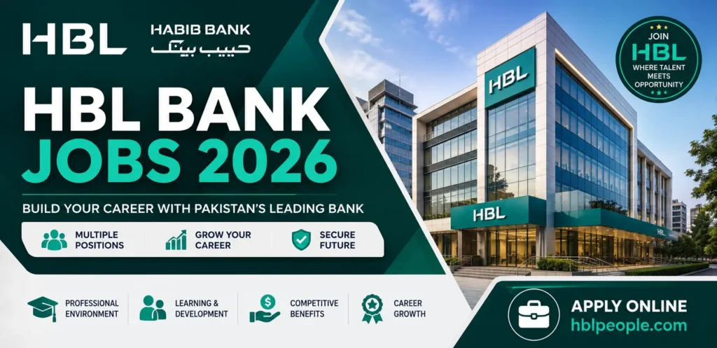HBL Bank Jobs 2026 Latest Career Opportunities in Pakistan