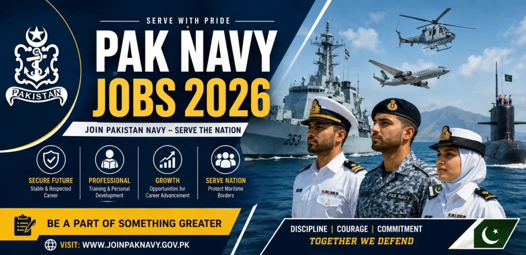 Pak Navy Jobs 2026 Latest Pakistan Navy Recruitment