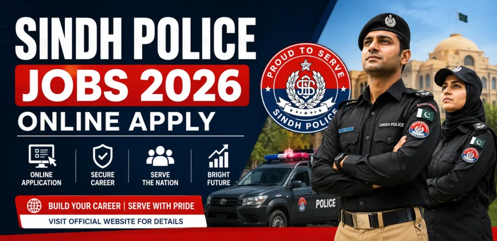 Sindh Police Jobs 2026 Online Apply Latest Vacancies