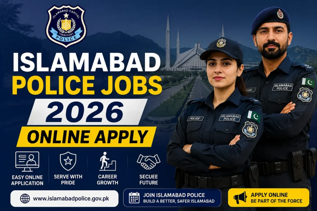 Islamabad Police Jobs 2026 Online Apply Latest Recruitment Guide