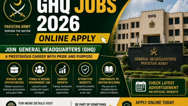 GHQ Jobs 2026 Online Apply Latest Vacancies