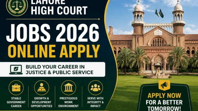 Lahore High Court Jobs 2026 Online Apply Latest Careers