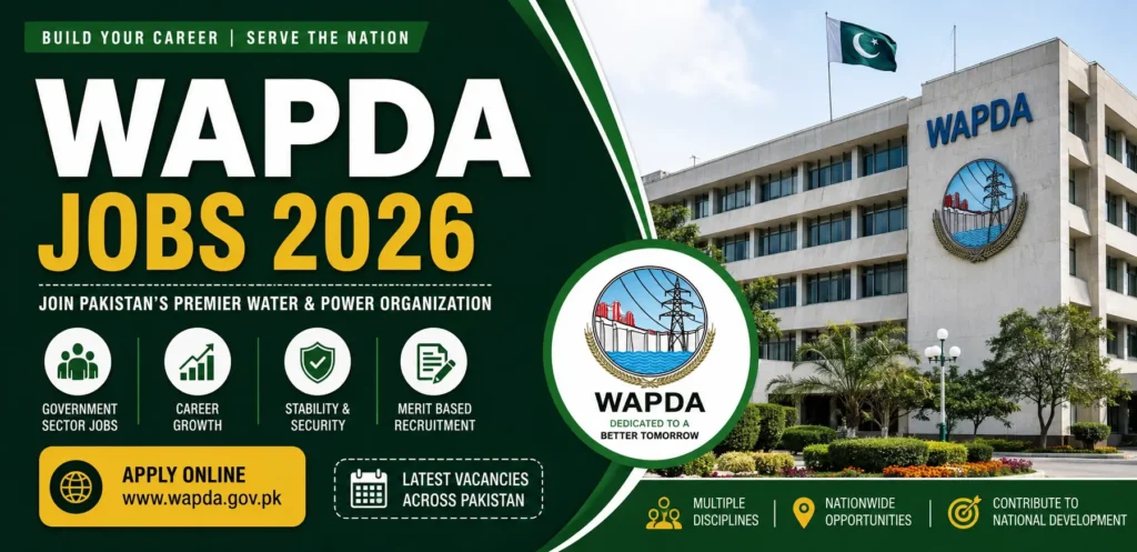 WAPDA Jobs 2026 Online Apply Latest Vacancies, Eligibility & Apply Guide