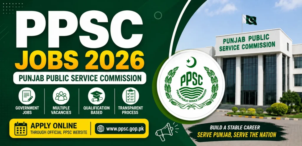 PPSC Jobs 2026 Apply Online Latest Punjab Public Service Commission Guide