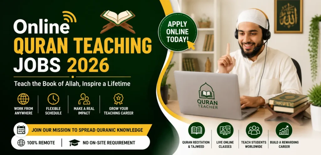 Online Quran Teaching Jobs 2026 Apply Online