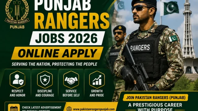 Punjab Rangers Jobs 2026 Online Apply Latest Recruitment