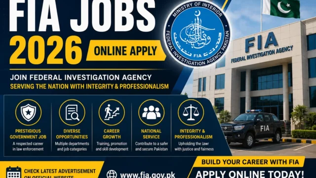 FIA Jobs 2026 Online Apply Latest Federal Vacancies