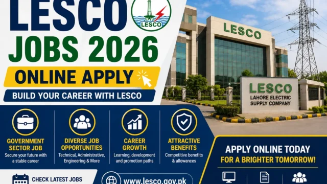 LESCO Jobs 2026 Online Apply Latest Vacancies