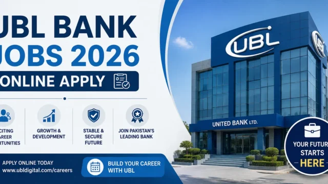 UBL Bank Jobs 2026 Online Apply Latest Career Opportunities