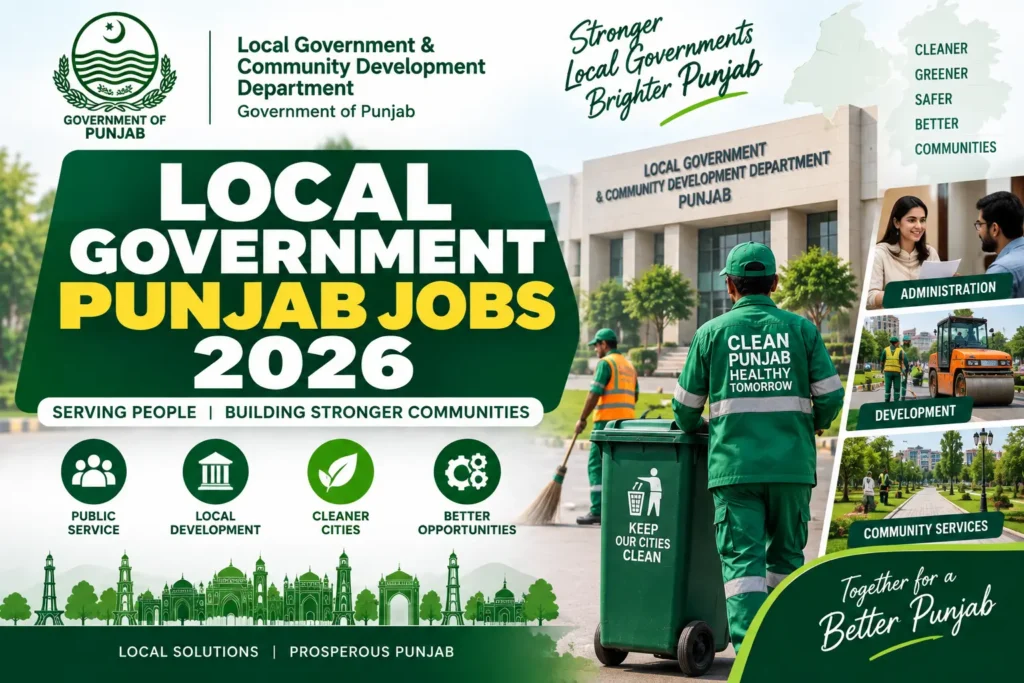 Best Local Government Punjab Jobs 2026 – Latest Vacancies