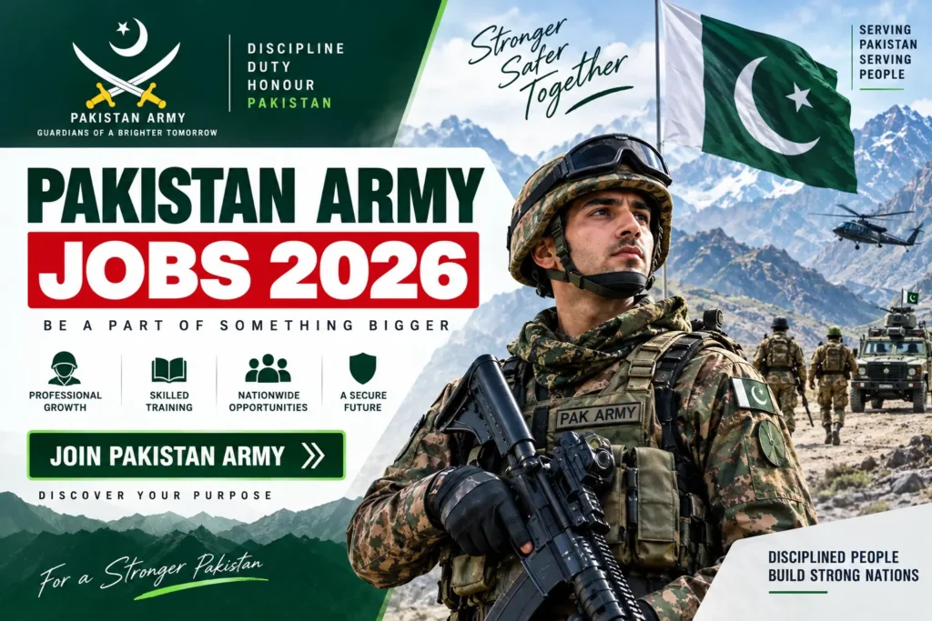 Best Pakistan Army Jobs 2026