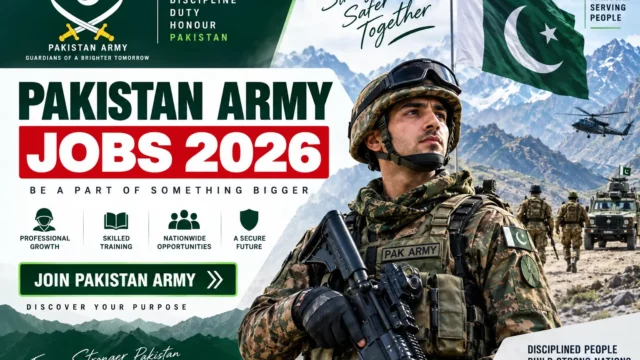 Best Pakistan Army Jobs 2026