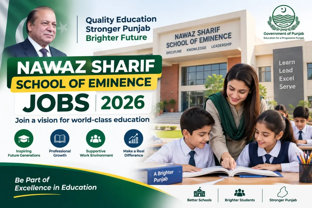 Nawaz Sharif School Of Eminence Jobs 2026