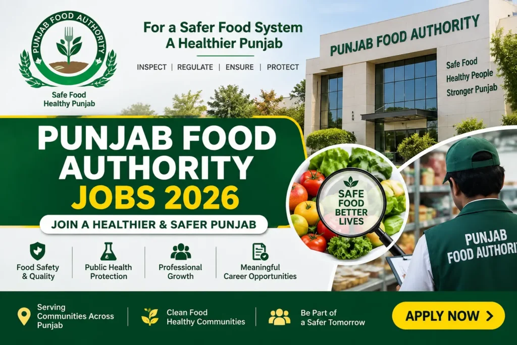 Punjab Food Authurity Jobs 2026 – Latest Career Opportunities