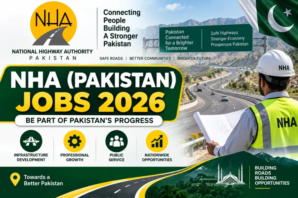 NHA Pakistan Jobs – Latest National Highway Authority Careers