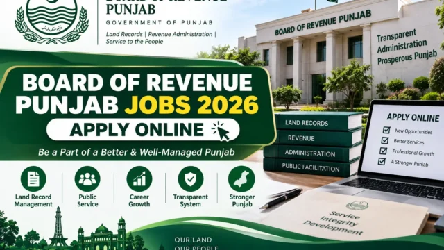 Board of Revenue Punjab Jobs 2026 Apply Online