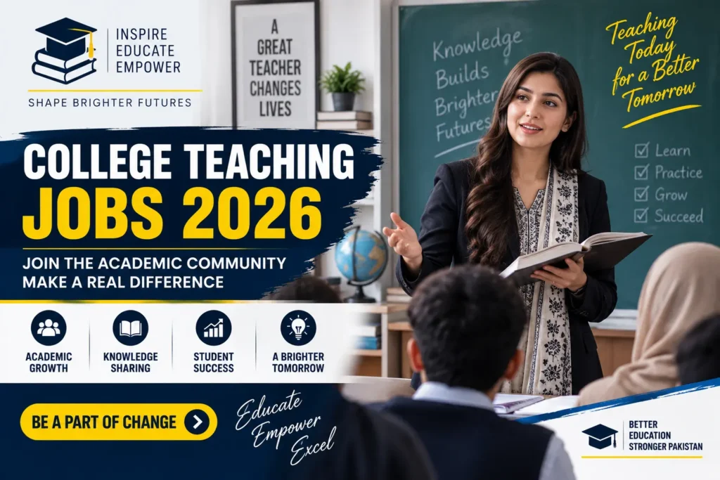 College Teaching Jobs 2026 – Eligibility & Apply Online