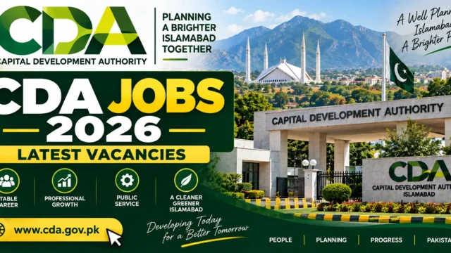 CDA Jobs 2026 – Latest Capital Development Authority Vacancies