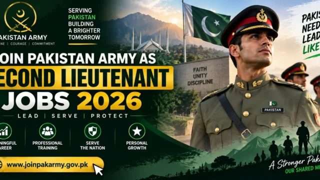 Join Pakistan Army As Second Lieutenant Jobs 2026
