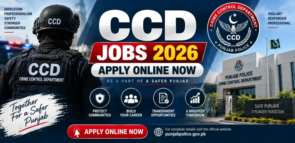 CCD Jobs 2026 Apply Online Now