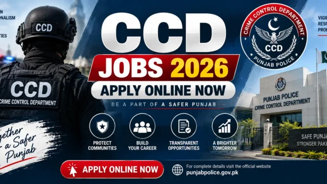 CCD Jobs 2026 Apply Online Now