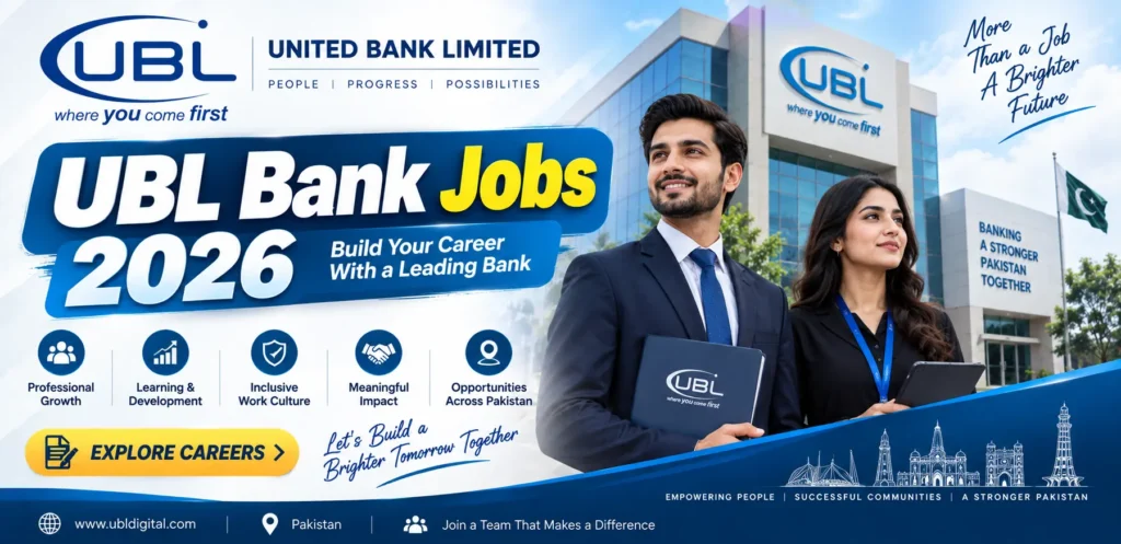 UBL Bank Jobs 2026 – Latest Vacancies & Apply Online