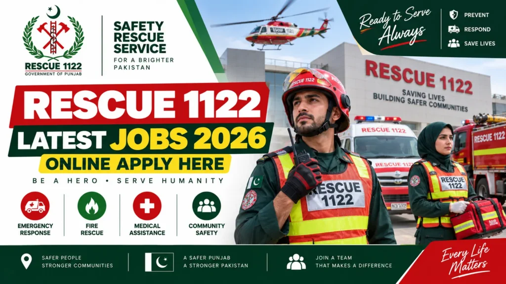 Rescue 1122 Latest Jobs Online Apply Here